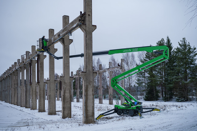 Nieuw bij MVB: de Leguan spinhoogwerker (26 meter)